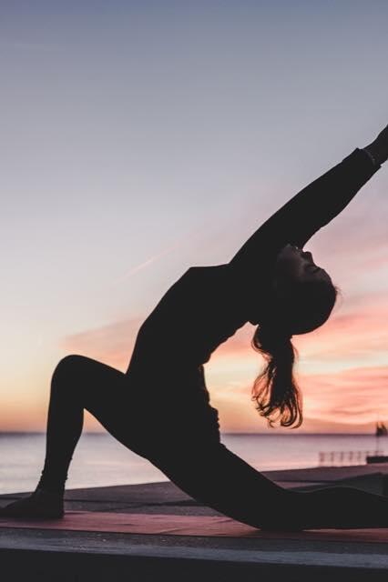 Evening wind-down stretch routine