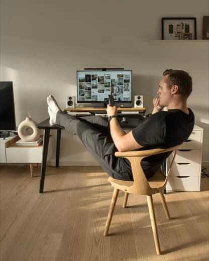 Desk to dynamic stretch routine